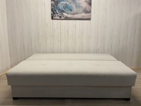 Диван Комфорт-1 (НПБ) велюр Luma 13 св.серый в Невьянске - nevyansk.mebel24.online | фото 4