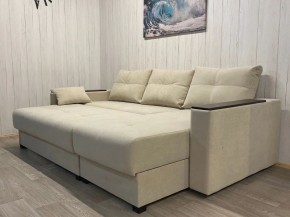 Диван угловой Комфорт-3 (НПБ+МДФ) велюр Luma 01 в Невьянске - nevyansk.mebel24.online | фото 4