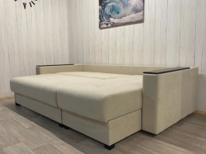 Диван угловой Комфорт-3 (НПБ+МДФ) велюр Luma 01 в Невьянске - nevyansk.mebel24.online | фото 5