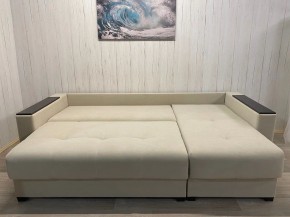 Диван угловой Комфорт-3 (НПБ+МДФ) велюр Luma 01 в Невьянске - nevyansk.mebel24.online | фото 6