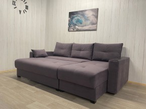 Диван угловой Комфорт-3 (НПБ+МДФ) велюр Monaco 8 в Невьянске - nevyansk.mebel24.online | фото 2