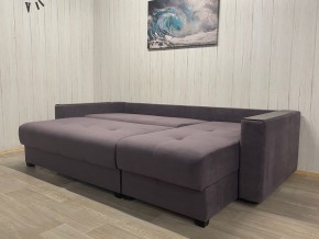 Диван угловой Комфорт-3 (НПБ+МДФ) велюр Monaco 8 в Невьянске - nevyansk.mebel24.online | фото 3