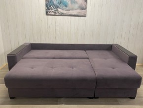 Диван угловой Комфорт-3 (НПБ+МДФ) велюр Monaco 8 в Невьянске - nevyansk.mebel24.online | фото 4
