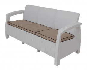 Диван Yalta Premium Sofa 3 Set (Ялта) белый (+подушки под спину) в Невьянске - nevyansk.mebel24.online | фото 1