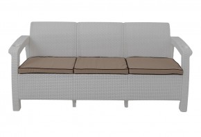 Диван Yalta Premium Sofa 3 Set (Ялта) белый (+подушки под спину) в Невьянске - nevyansk.mebel24.online | фото 2