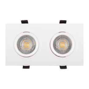 DK3022-WH Встраиваемый светильник, IP 20, 10 Вт, GU5.3, LED, белый, пластик в Невьянске - nevyansk.mebel24.online | фото 2