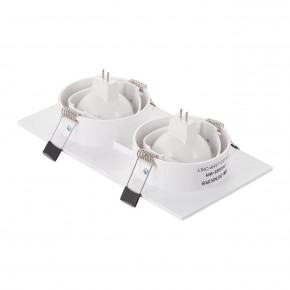 DK3022-WH Встраиваемый светильник, IP 20, 10 Вт, GU5.3, LED, белый, пластик в Невьянске - nevyansk.mebel24.online | фото 3