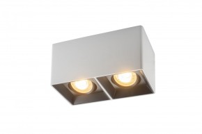 DK3035-WB Светильник накладной IP 20, 10 Вт, GU5.3, LED, белый/черный, пластик в Невьянске - nevyansk.mebel24.online | фото 1