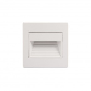 DK3050-WH Светильник встраиваемый в стену, IP 20, LED 3000, 1 Вт, белый, пластик в Невьянске - nevyansk.mebel24.online | фото 3