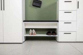 ЭЙР прихожая (модульная) Белый Шагрень в Невьянске - nevyansk.mebel24.online | фото 23