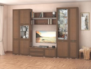 Гостиная-горка Ливорно орех в Невьянске - nevyansk.mebel24.online | фото 4