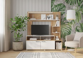 Гостиная Ника (Крафт золотой-белый) в Невьянске - nevyansk.mebel24.online | фото 3
