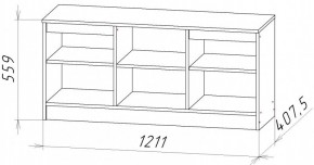 НИЦЦА Гостиная (модульная) в Невьянске - nevyansk.mebel24.online | фото 3