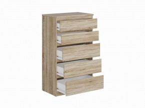 Комод КАСТОР с пятью ящиками, цвет Дуб Сонома в Невьянске - nevyansk.mebel24.online | фото 2