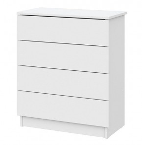 Комод КМ 1 (Серия 2) Белый текстурный в Невьянске - nevyansk.mebel24.online | фото 3
