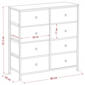 Комод Leset Линкс 8 ящиков (МДФ) в Невьянске - nevyansk.mebel24.online | фото 12