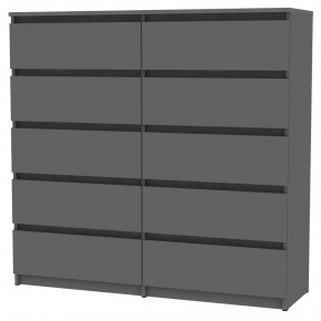 Комод Malta light K154 (Графит) в Невьянске - nevyansk.mebel24.online | фото