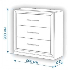 Комод Нобиле Км-90/45 в Невьянске - nevyansk.mebel24.online | фото 2