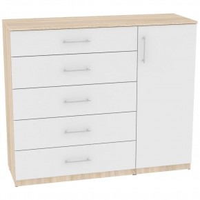 Комод "Калисто (K41)" ручка рейлинг (ДСС-Белый) в Невьянске - nevyansk.mebel24.online | фото