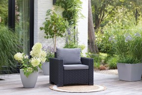 Комплект кресел Калифорния (California chair) графит в Невьянске - nevyansk.mebel24.online | фото 1