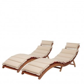 Комплект шезлонги и столик AFM-803A-T133 Beige (2+1) в Невьянске - nevyansk.mebel24.online | фото 2