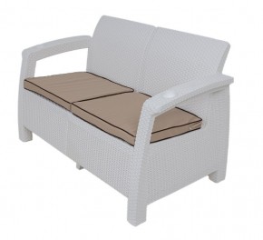 Комплект уличной мебели Yalta Premium Terrace Set (Ялта) белый (+подушки под спину) в Невьянске - nevyansk.mebel24.online | фото 2