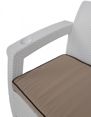 Комплект уличной мебели Yalta Premium Terrace Set (Ялта) белый (+подушки под спину) в Невьянске - nevyansk.mebel24.online | фото 5