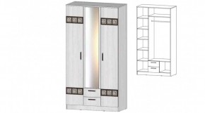 КОСТА-РИКА Шкаф 3-х створчатый (анкор светлый) в Невьянске - nevyansk.mebel24.online | фото