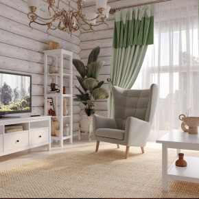 Кресло для отдыха Саари светло-серое, ткань рогожка в Невьянске - nevyansk.mebel24.online | фото 4