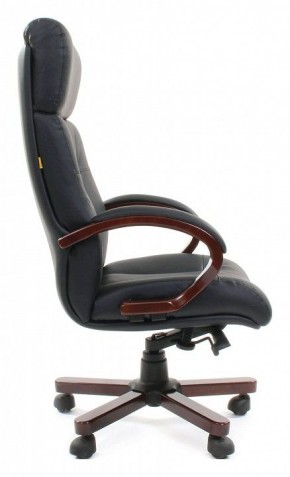Кресло для руководителя Chairman 421 черный/орех темный, черный в Невьянске - nevyansk.mebel24.online | фото 3