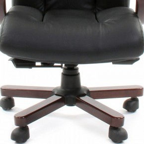Кресло для руководителя Chairman 421 черный/орех темный, черный в Невьянске - nevyansk.mebel24.online | фото 4