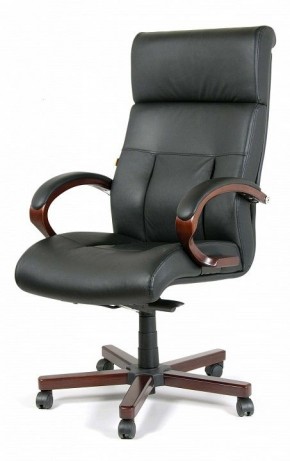Кресло для руководителя Chairman 421 черный/орех темный, черный в Невьянске - nevyansk.mebel24.online | фото 7