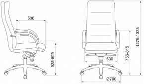 Кресло для руководителя T-9927SL/BLACK в Невьянске - nevyansk.mebel24.online | фото 5