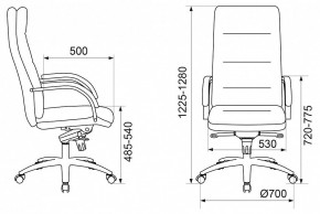 Кресло для руководителя T-9927SL/CHOKOLATE в Невьянске - nevyansk.mebel24.online | фото 6