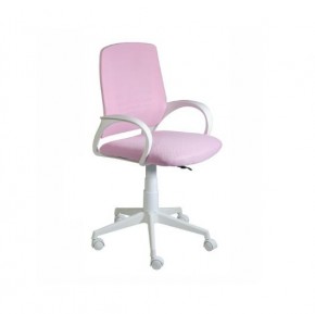 Кресло Ирис White сетка/ткань розовая в Невьянске - nevyansk.mebel24.online | фото