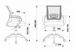 Кресло компьютерное CH-695N/DG/TW-11 в Невьянске - nevyansk.mebel24.online | фото 12