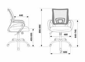 Кресло компьютерное CH-695N/SL/BLACK в Невьянске - nevyansk.mebel24.online | фото