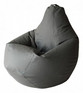 Кресло-мешок Серая ЭкоКожа 3XL 150*110 см в Невьянске - nevyansk.mebel24.online | фото