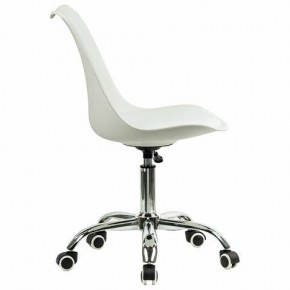 Кресло стул BRABIX "Eames MG-310 CH", хром, пластик белый, экокожа белая, 532923 в Невьянске - nevyansk.mebel24.online | фото 3