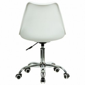 Кресло стул BRABIX "Eames MG-310 CH", хром, пластик белый, ткань серая, 532924 в Невьянске - nevyansk.mebel24.online | фото 4