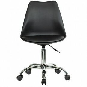 Кресло стул BRABIX "Eames MG-310 CH", хром, пластик черный, экокожа черная, 532925 в Невьянске - nevyansk.mebel24.online | фото 1