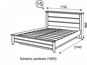 Кровать 1600 с ПМ София 15 в Невьянске - nevyansk.mebel24.online | фото 3