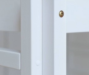 Кровать-домик двухъярусная 80*160 Белый в Невьянске - nevyansk.mebel24.online | фото 3