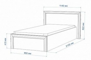 Кровать односпальная Нобиле Кр-90 в Невьянске - nevyansk.mebel24.online | фото 2