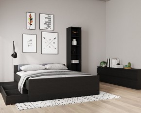 Кровать ОРИОН двухспальная с ортопедическим основанием 180х200, цвет Дуб Венге в Невьянске - nevyansk.mebel24.online | фото 3