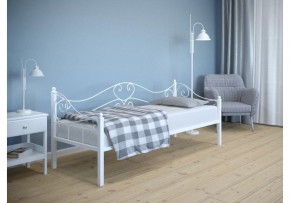 Кровать Венеция 90х190 белый муар в Невьянске - nevyansk.mebel24.online | фото