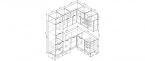 Кухня угловая Элеганция 2200*1700 (Стол. 38мм) в Невьянске - nevyansk.mebel24.online | фото 2