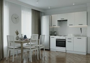 Кухонный гарнитур Белый Глянец 2000 (Стол. 38мм) в Невьянске - nevyansk.mebel24.online | фото 1