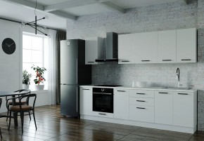 Кухонный гарнитур Белый Глянец 2800 (Стол. 26мм) в Невьянске - nevyansk.mebel24.online | фото 1