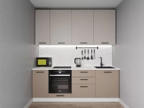 Кухонный гарнитур Каппучино 2200 h950 (Стол. 26мм) в Невьянске - nevyansk.mebel24.online | фото